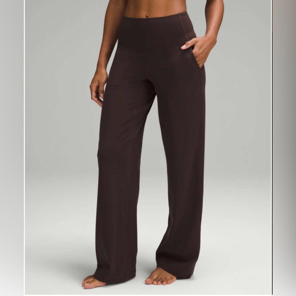 Lululemon Align Wide Leg Pants, Espresso, Sz 8